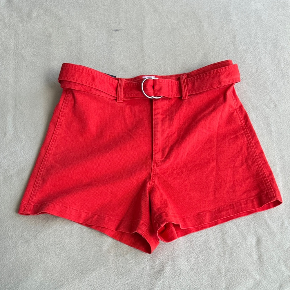GAP High Waist Red Women's Shorts